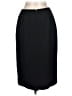 Kasper 100% Polyester Solid Black Formal Skirt Size 10 - photo 2