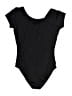 Capezio Solid Black Bodysuit Size L - photo 2