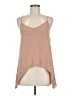 Mason 100% Silk Tan Sleeveless Silk Top Size 6 - photo 1