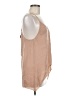 Mason 100% Silk Tan Sleeveless Silk Top Size 6 - photo 4