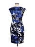 Connected Apparel Floral Blue Cocktail Dress Size 8 (petite) - photo 2