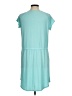 Just Be... Solid Teal Casual Dress Size M - photo 2