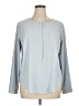 Elizabeth & Clarke 100% Polyester Gray Long Sleeve Blouse Size 16 - photo 1