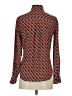 Equipment 100% Silk Orange Long Sleeve Silk Top Size XS - photo 2