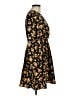 Unbranded Floral Gold Casual Dress Size M - photo 4