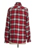 Talbots Outlet 100% Rayon Plaid Red Long Sleeve Button-Down Shirt Size S - photo 2