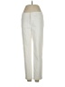 Ecru Solid Ivory Casual Pants Size 4 - photo 1