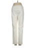 Ecru Solid Ivory Casual Pants Size 4 - photo 2