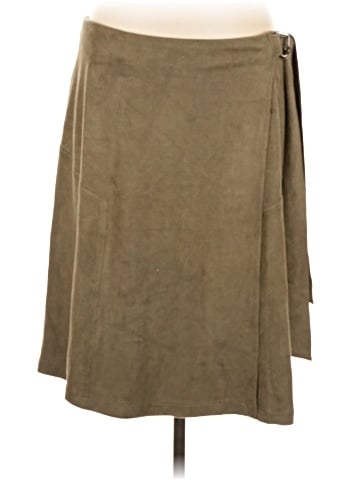 Pink Martini Faux Leather Skirt (view 1)