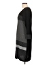 Spense Graphic Gray Casual Dress Size L - photo 5