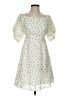 o.p.t 100% Polyester Polka Dots Ivory Cocktail Dress Size XS - photo 1