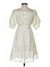 o.p.t 100% Polyester Polka Dots Ivory Cocktail Dress Size XS - photo 2