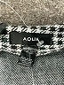 Aqua Houndstooth Gray Casual Skirt Size XL - photo 4