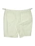 Escada White Green Khaki Shorts Size XL - photo 2