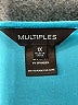 MULTIPLES Teal Sleeveless T-Shirt Size 1X - photo 7