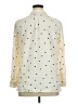 Old Navy 100% Rayon Polka Dots Ivory 3/4 Sleeve Blouse Size XL - photo 2