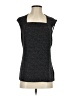 Kasper Gray Sleeveless Top Size S - photo 1