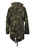 Alpha 60 100% Cotton Camo Green Raincoat Size S - photo 2