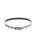 Gucci Silver Gray Jackie Thin Belt Size S - photo 1