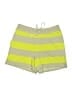 T by Talbots 100% Cotton Stripes Yellow Shorts Size M - photo 1