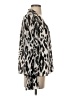 Parker 100% Polyester Animal Print Silver Long Sleeve Blouse Size S - photo 4