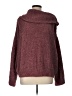 Express 100% Polyester Burgundy Turtleneck Sweater Size L - photo 1