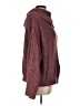 Express 100% Polyester Burgundy Turtleneck Sweater Size L - photo 4