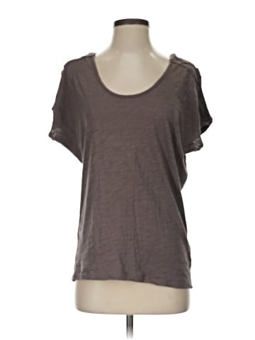 Velvet Short Sleeve Top (view 1)