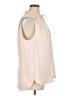 Ann Taylor LOFT Ivory Sleeveless Blouse Size XL - photo 4