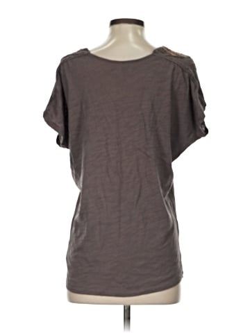 Velvet Short Sleeve Top (view 2)