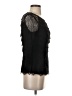 Worth 100% Nylon Black 3/4 Sleeve Top Size 2 - photo 4