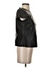 Worth 100% Leather Black Short Sleeve Top Size 2 - photo 4