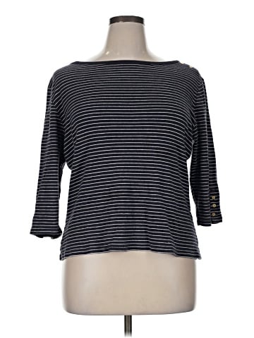 Karen Scott 3/4 Sleeve Top (view 1)