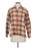 Cabela's Plaid Brown Long Sleeve Button-Down Shirt Size S - photo 1