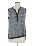 Daniel Rainn 100% Polyester Gray Sleeveless Blouse Size M - photo 1