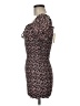 Blush 100% Rayon Print Black Cocktail Dress Size M - photo 5