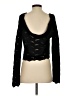 Double Zero 100% Acrylic Black Cardigan Size L - photo 2