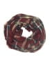 Look Plaid Burgundy Red Scarf One size - photo 1