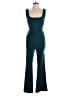Valiant Solid Teal Jumpsuit Size L - photo 1