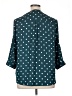 Torrid 100% Polyester Polka Dots Teal 3/4 Sleeve Blouse Size 1X - photo 2