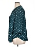 Torrid 100% Polyester Polka Dots Teal 3/4 Sleeve Blouse Size 1X - photo 5