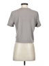 Marled Essentials Gray Short Sleeve Top Size S - photo 2