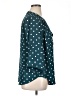 Torrid 100% Polyester Polka Dots Teal 3/4 Sleeve Blouse Size 1X - photo 4
