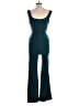 Valiant Solid Teal Jumpsuit Size L - photo 2