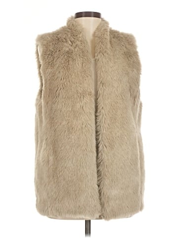 Club Monaco Faux Fur Vest - front
