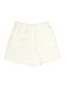 Express Solid Ivory White Shorts Size 10 - photo 2