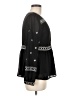 Aqua 100% Polyester Black Long Sleeve Blouse Size M - photo 4
