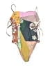 O'Neill Graphic Tan Swimsuit Bottoms Size M - photo 1