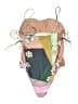 O'Neill Graphic Tan Swimsuit Bottoms Size M - photo 2