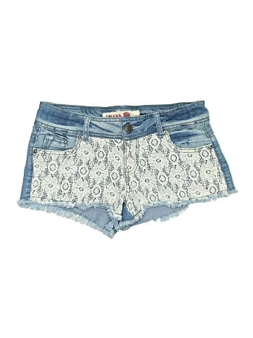 1st Kiss Denim Shorts (view 1)